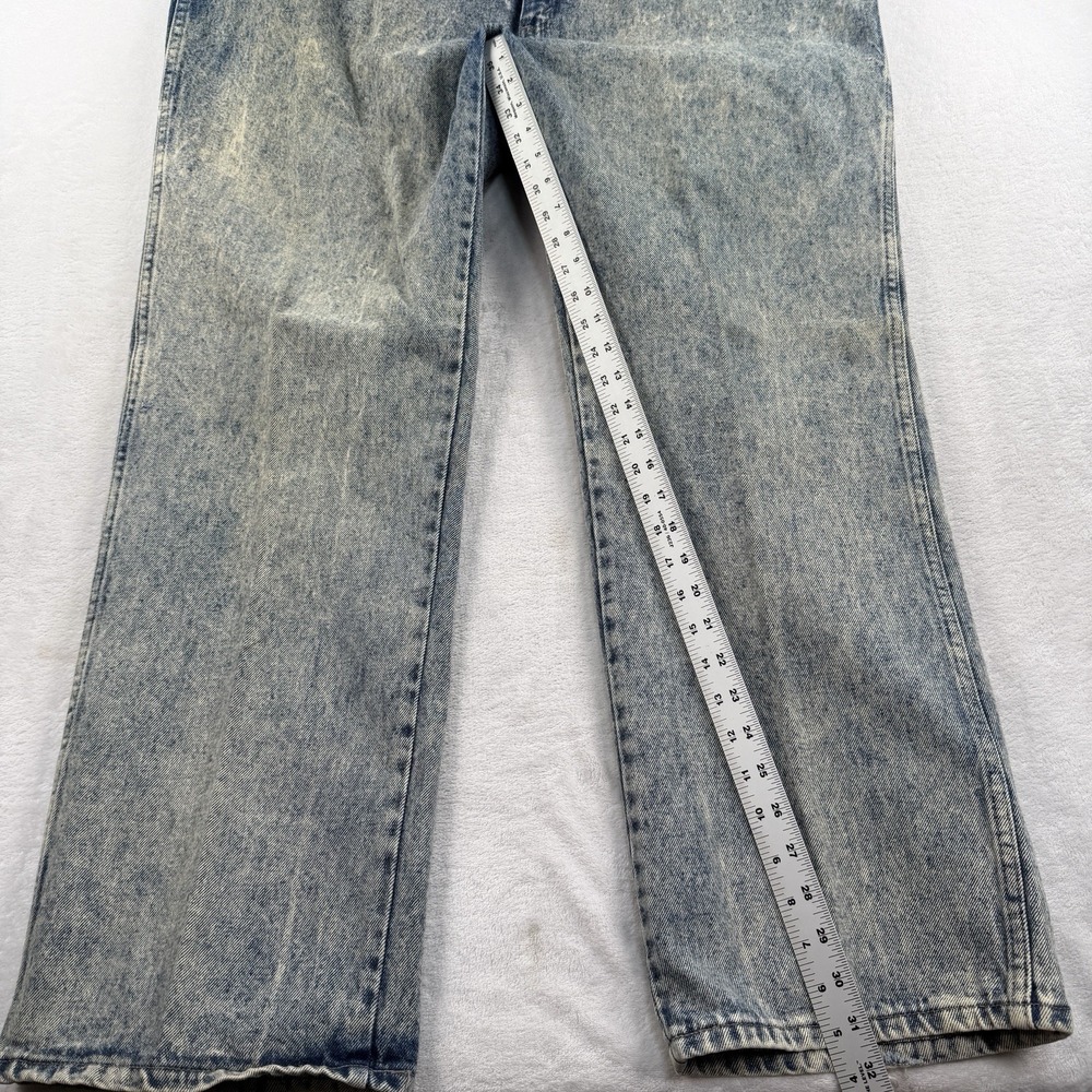 Vintage 80s 90s Long Haul Jeans Men's 44x31 Acid Wash Blue Boot Cut Denim Cowboy - Picture 6 of 8